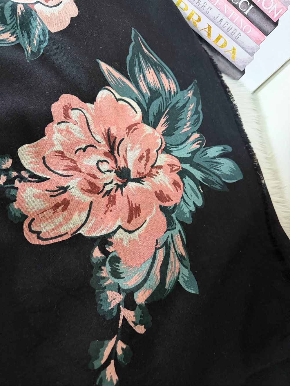 Coach Oversized Wool Shawl Scarf. - Picture 10 of 16